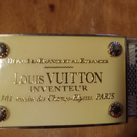 Louis vuitton  belt with exclusive buckle - Picture 2 of 3